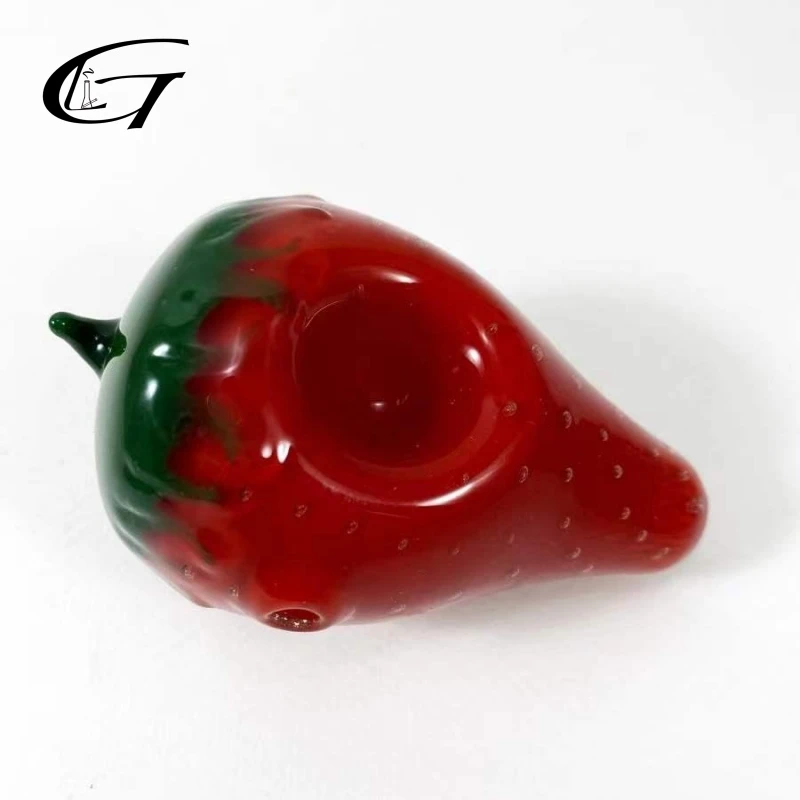 Strawberry Glass Weed Pipe Strawberry Glass Weed Pipe