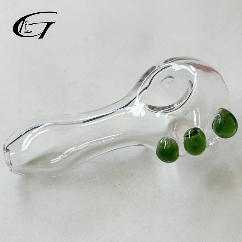 Clear Glass Tobacco Smoking Glassware Pipe Clear Glass Tobacco Smoking Glassware Pipe